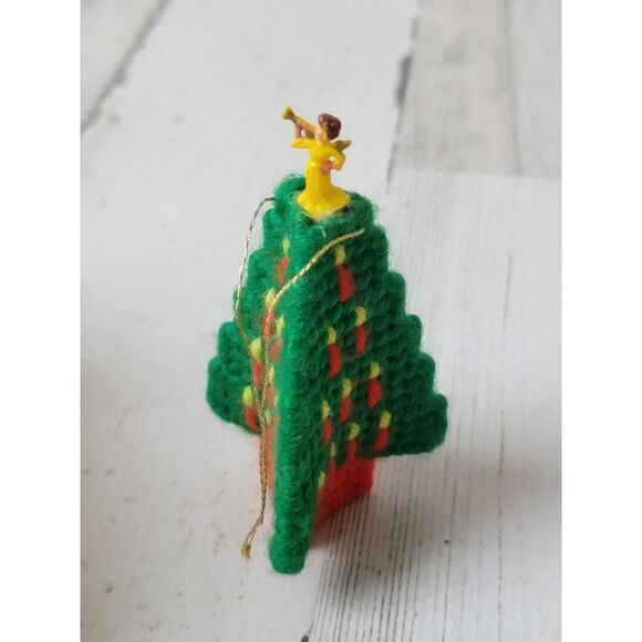 Crochet Xmas tree angel topper ornament Xmas decor - Picture 2 of 4